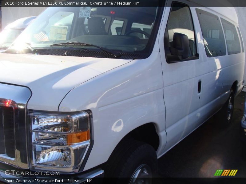 Oxford White / Medium Flint 2010 Ford E Series Van E250 XL Commericial