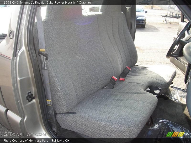 Pewter Metallic / Graphite 1998 GMC Sonoma SL Regular Cab