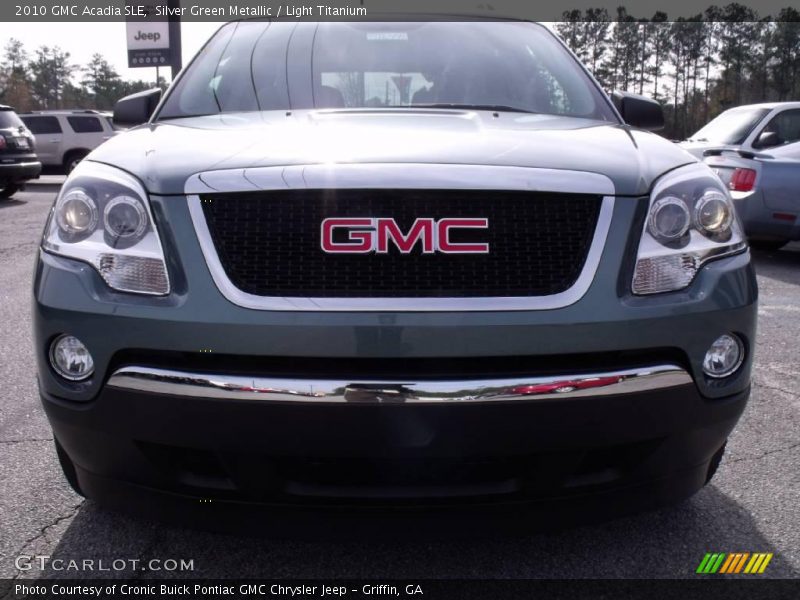 Silver Green Metallic / Light Titanium 2010 GMC Acadia SLE