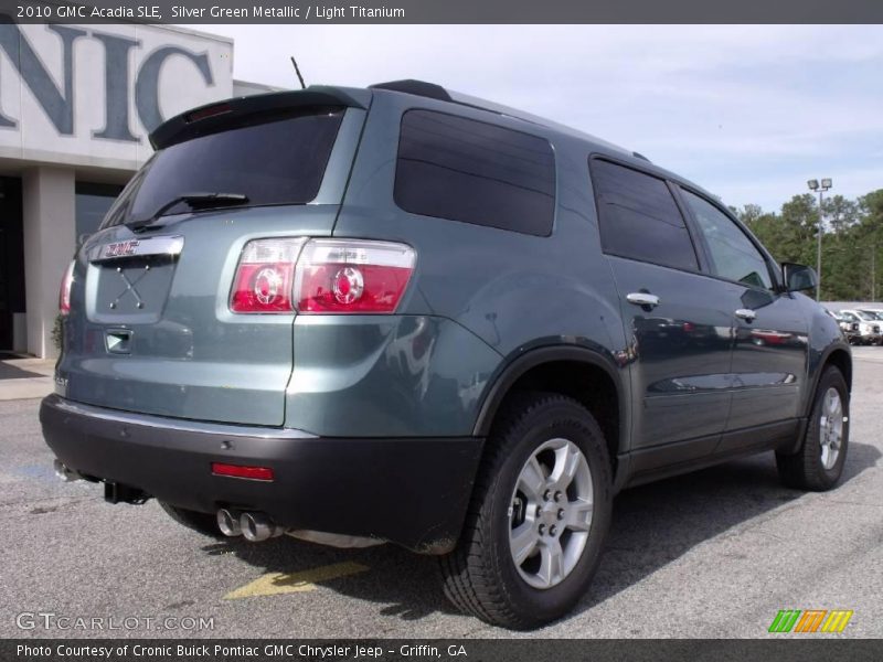 Silver Green Metallic / Light Titanium 2010 GMC Acadia SLE