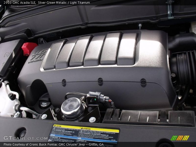 Silver Green Metallic / Light Titanium 2010 GMC Acadia SLE