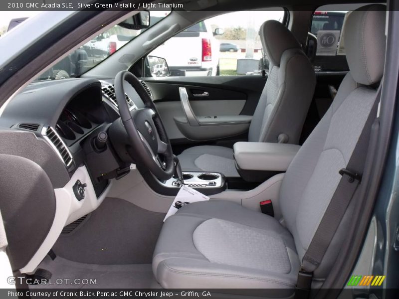 Silver Green Metallic / Light Titanium 2010 GMC Acadia SLE