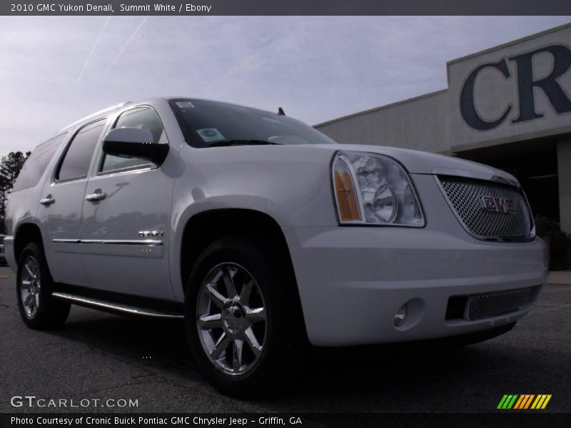 Summit White / Ebony 2010 GMC Yukon Denali