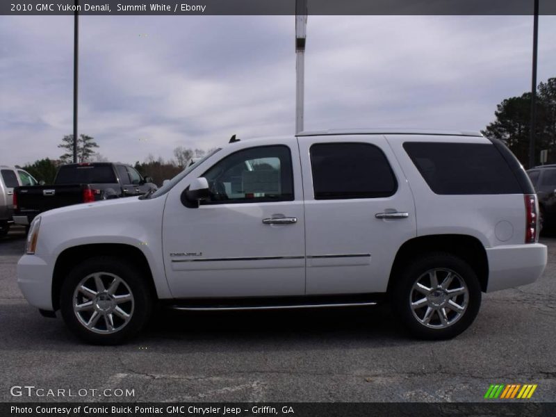 Summit White / Ebony 2010 GMC Yukon Denali
