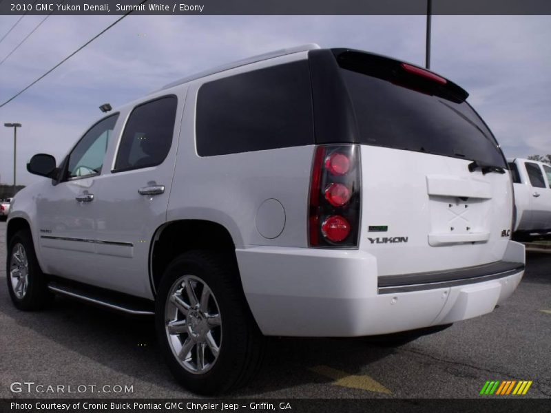 Summit White / Ebony 2010 GMC Yukon Denali