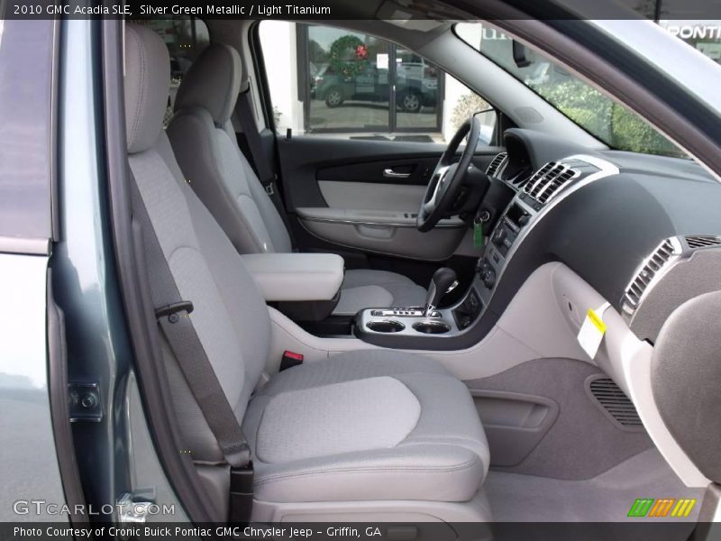 Silver Green Metallic / Light Titanium 2010 GMC Acadia SLE