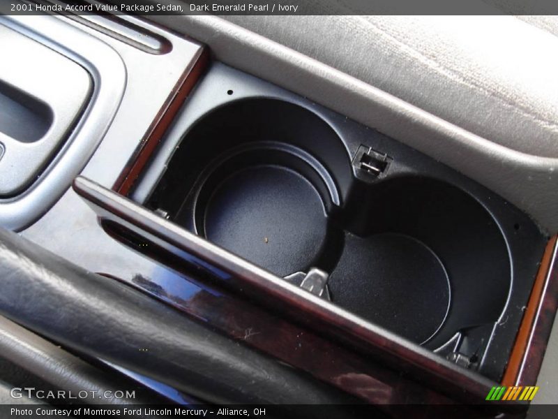 Dark Emerald Pearl / Ivory 2001 Honda Accord Value Package Sedan