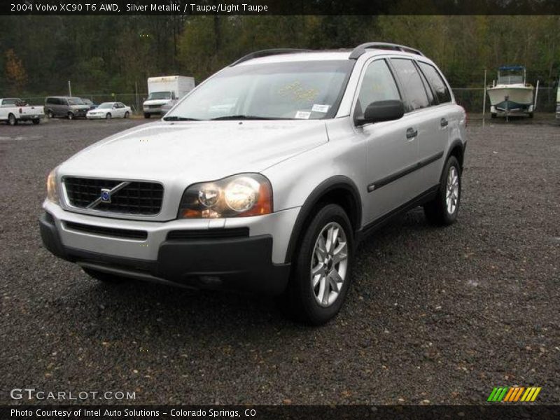 Silver Metallic / Taupe/Light Taupe 2004 Volvo XC90 T6 AWD