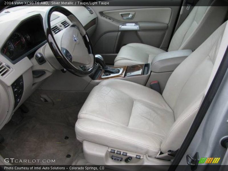 Silver Metallic / Taupe/Light Taupe 2004 Volvo XC90 T6 AWD