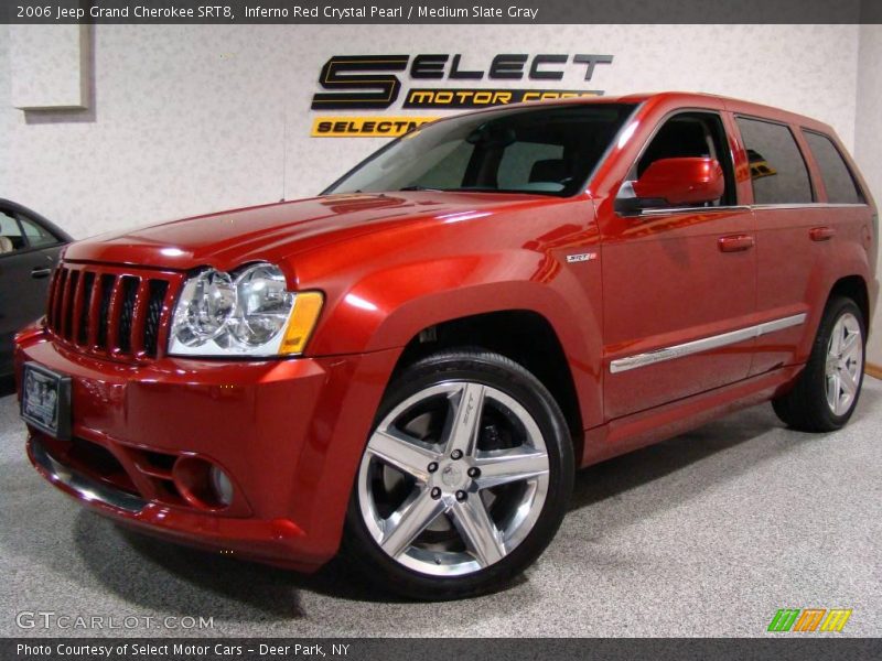 Inferno Red Crystal Pearl / Medium Slate Gray 2006 Jeep Grand Cherokee SRT8