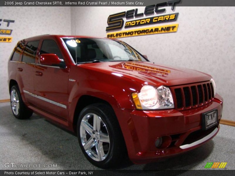 Inferno Red Crystal Pearl / Medium Slate Gray 2006 Jeep Grand Cherokee SRT8