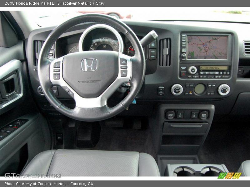 Billet Silver Metallic / Gray 2008 Honda Ridgeline RTL