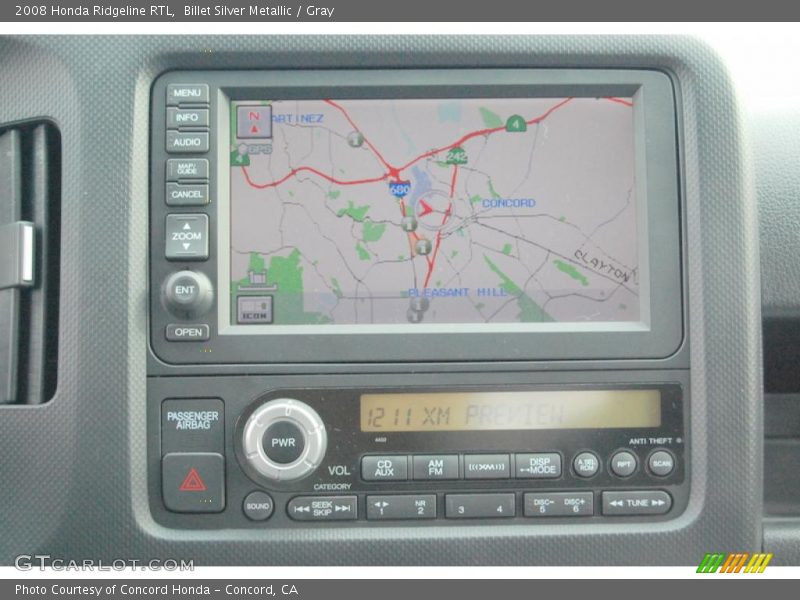 Billet Silver Metallic / Gray 2008 Honda Ridgeline RTL