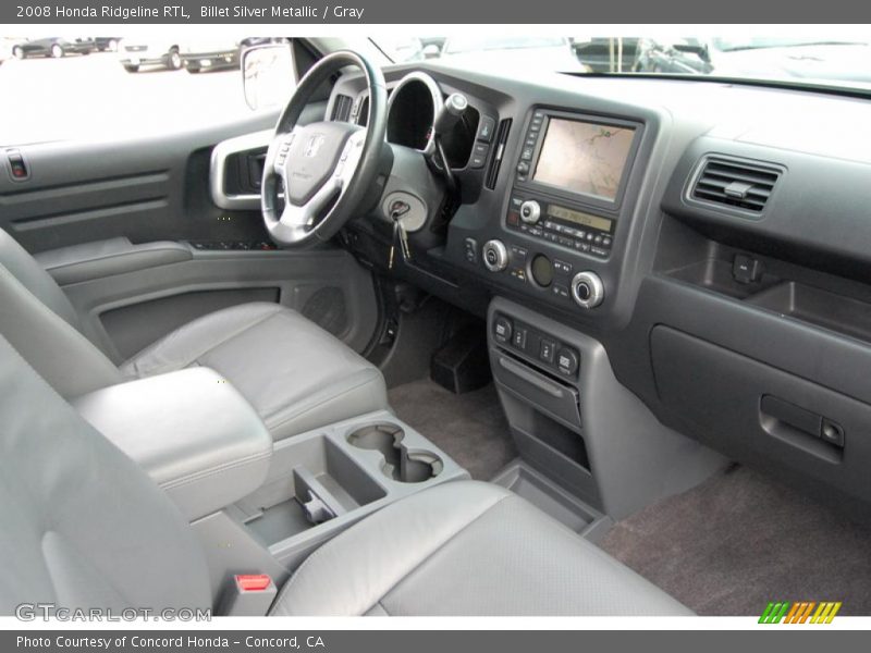 Billet Silver Metallic / Gray 2008 Honda Ridgeline RTL