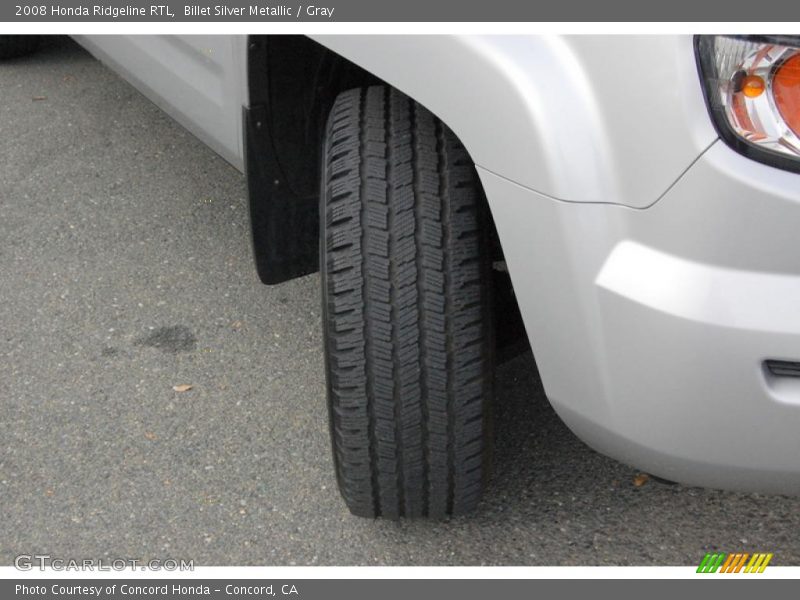 Billet Silver Metallic / Gray 2008 Honda Ridgeline RTL