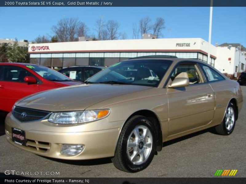 Gold Dust Metallic / Ivory 2000 Toyota Solara SE V6 Coupe