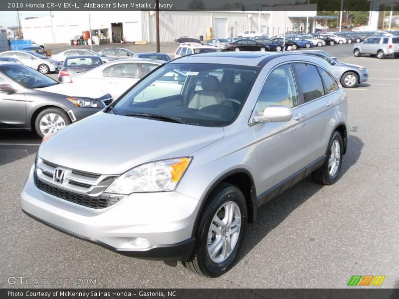 Alabaster Silver Metallic / Ivory 2010 Honda CR-V EX-L