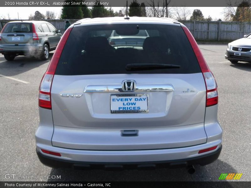 Alabaster Silver Metallic / Ivory 2010 Honda CR-V EX-L