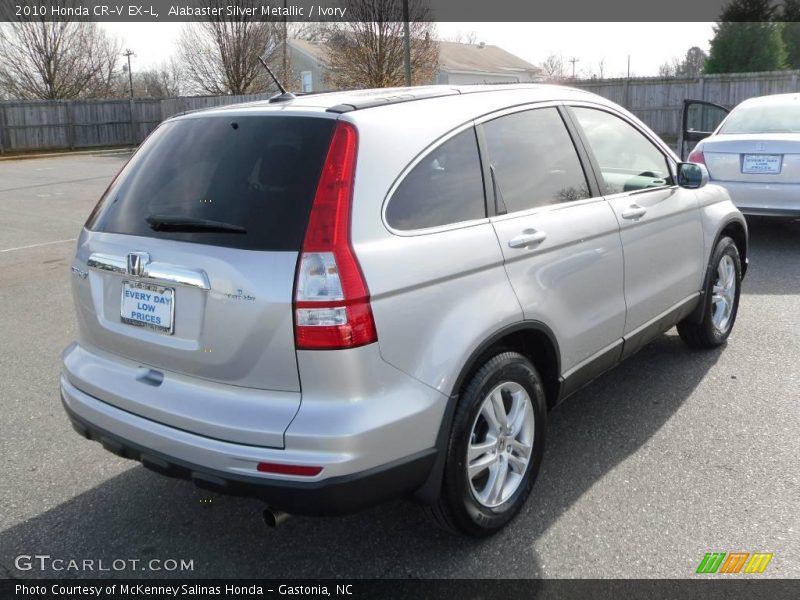 Alabaster Silver Metallic / Ivory 2010 Honda CR-V EX-L