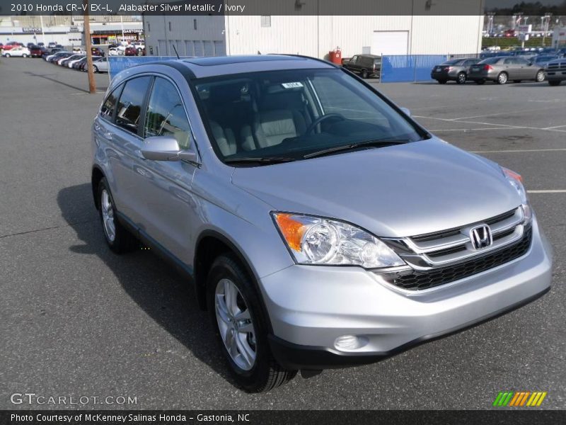 Alabaster Silver Metallic / Ivory 2010 Honda CR-V EX-L