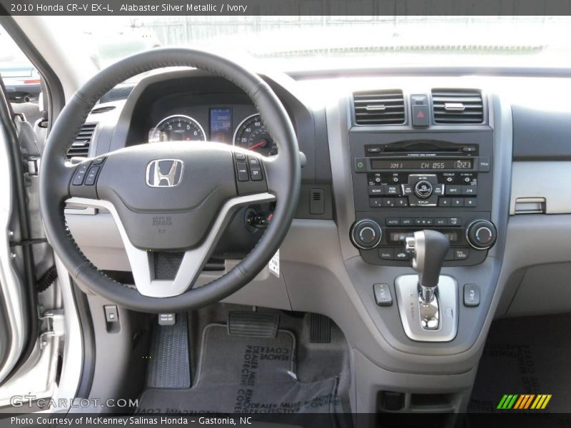 Alabaster Silver Metallic / Ivory 2010 Honda CR-V EX-L