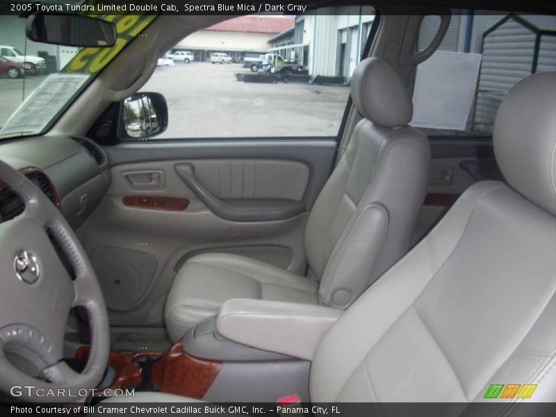 Spectra Blue Mica / Dark Gray 2005 Toyota Tundra Limited Double Cab