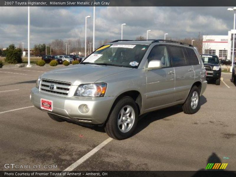 Millenium Silver Metallic / Ash Gray 2007 Toyota Highlander