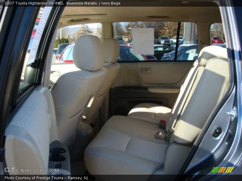 Bluestone Metallic / Ivory Beige 2007 Toyota Highlander V6 4WD