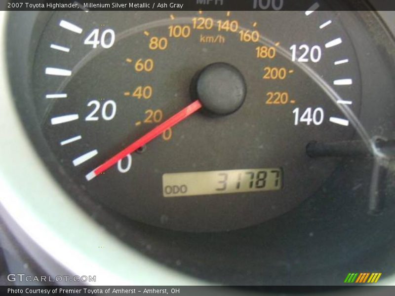 Millenium Silver Metallic / Ash Gray 2007 Toyota Highlander