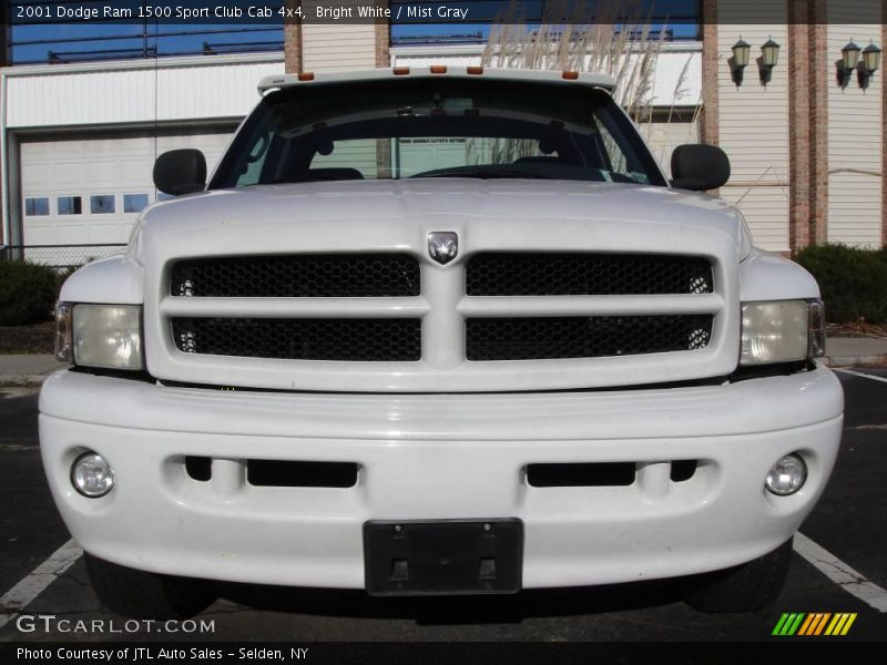 Bright White / Mist Gray 2001 Dodge Ram 1500 Sport Club Cab 4x4
