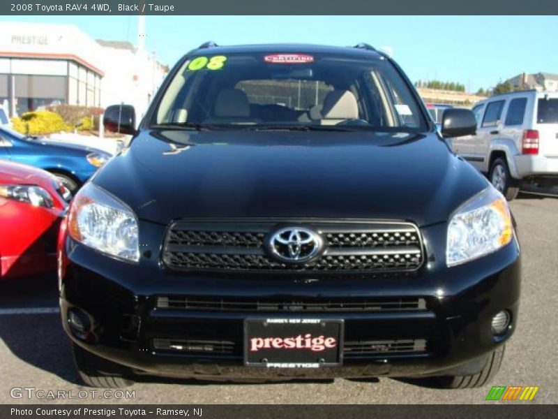 Black / Taupe 2008 Toyota RAV4 4WD