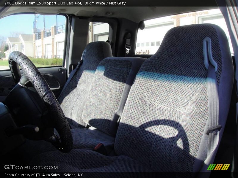 Bright White / Mist Gray 2001 Dodge Ram 1500 Sport Club Cab 4x4