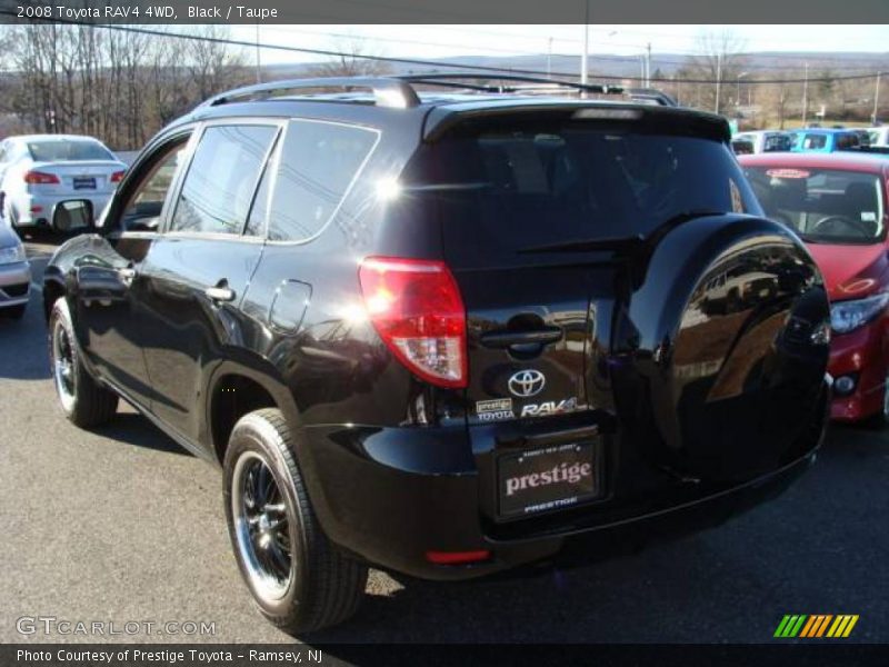 Black / Taupe 2008 Toyota RAV4 4WD