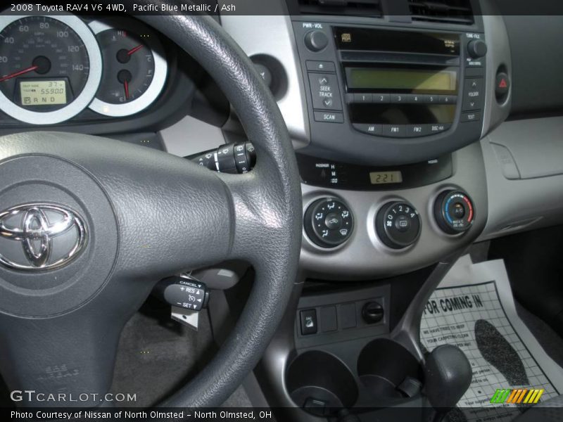 Pacific Blue Metallic / Ash 2008 Toyota RAV4 V6 4WD