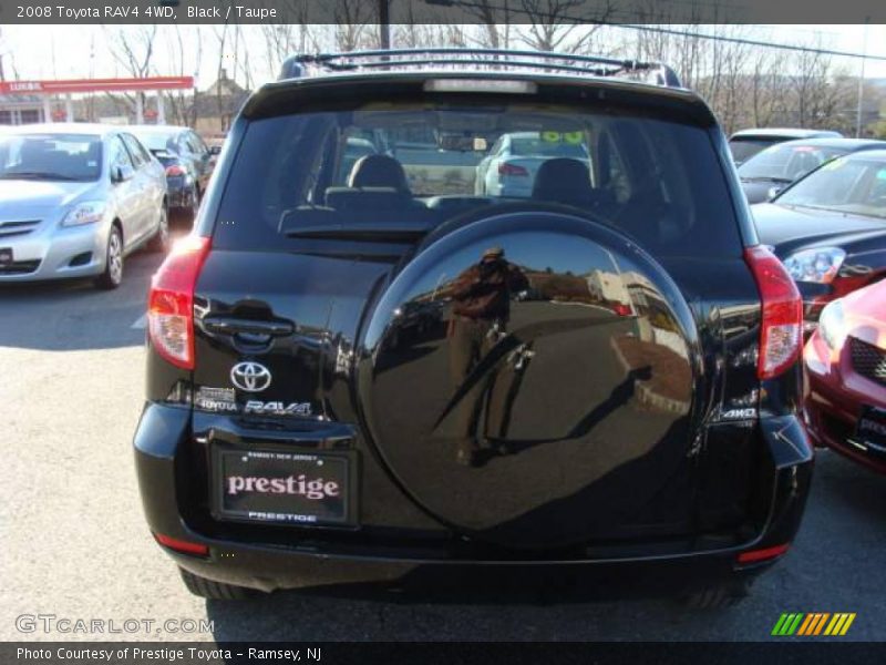 Black / Taupe 2008 Toyota RAV4 4WD