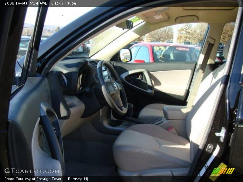 Black / Taupe 2008 Toyota RAV4 4WD
