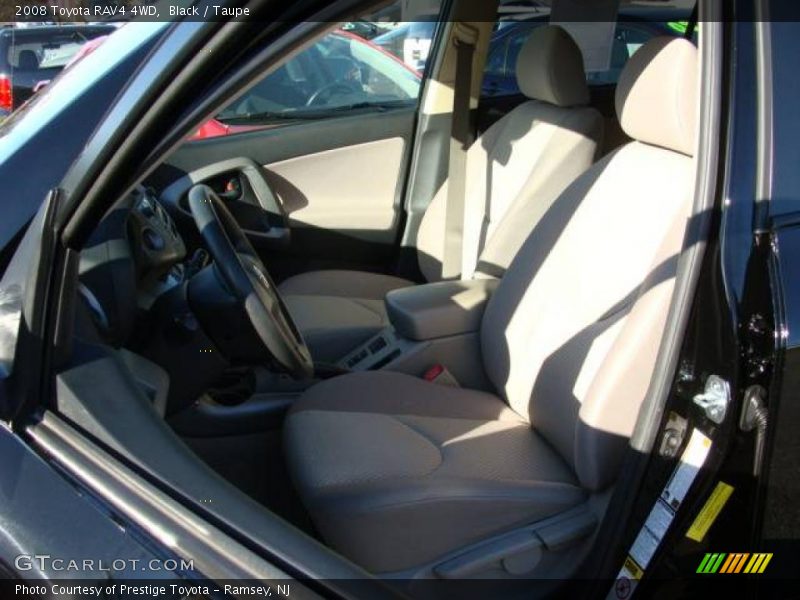 Black / Taupe 2008 Toyota RAV4 4WD
