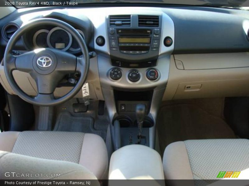 Black / Taupe 2008 Toyota RAV4 4WD