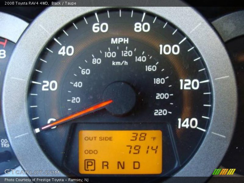 Black / Taupe 2008 Toyota RAV4 4WD