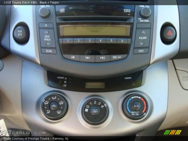 Black / Taupe 2008 Toyota RAV4 4WD