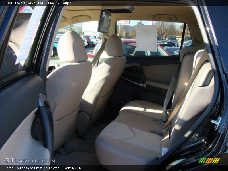 Black / Taupe 2008 Toyota RAV4 4WD