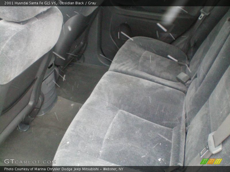 Obsidian Black / Gray 2001 Hyundai Santa Fe GLS V6