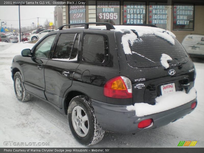 Obsidian Black / Gray 2001 Hyundai Santa Fe GLS V6