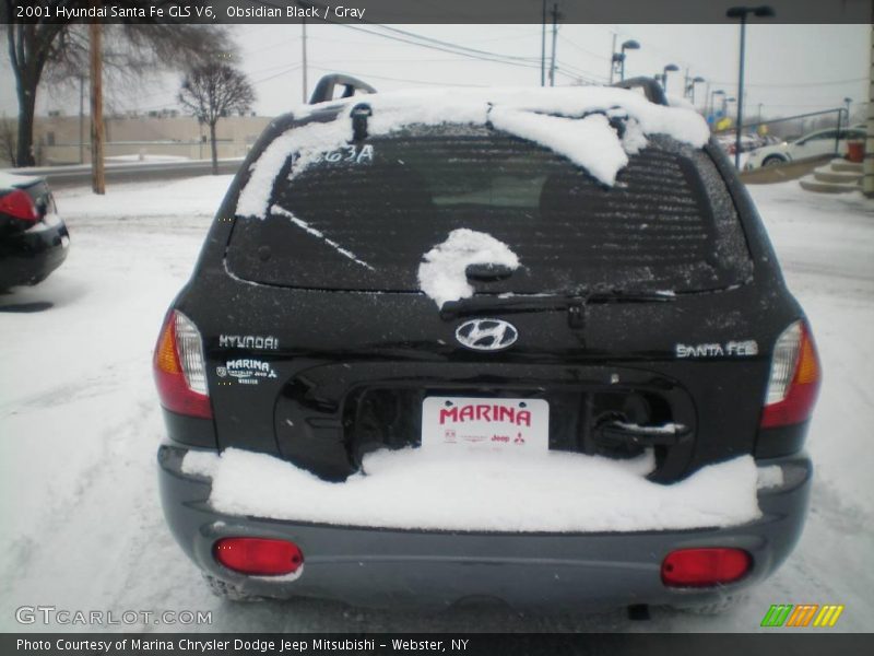 Obsidian Black / Gray 2001 Hyundai Santa Fe GLS V6
