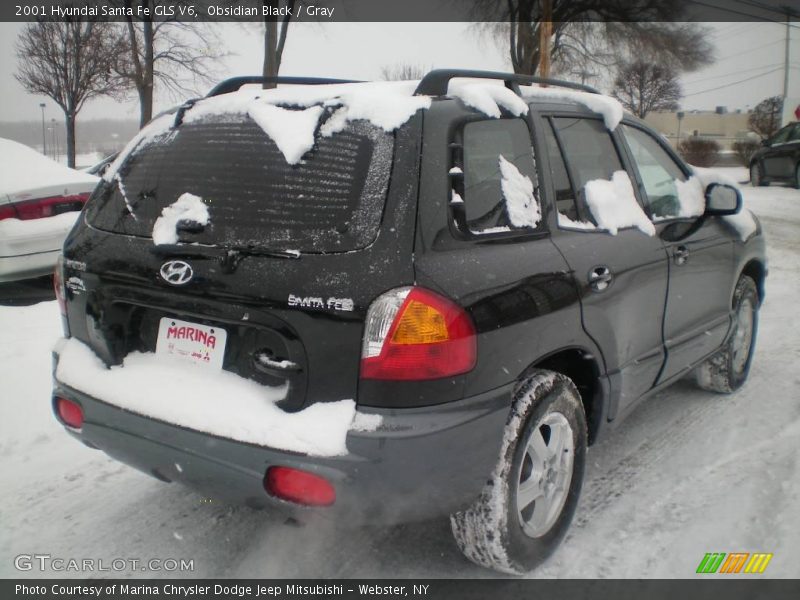 Obsidian Black / Gray 2001 Hyundai Santa Fe GLS V6