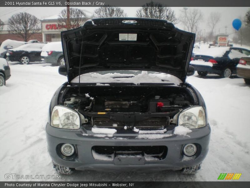Obsidian Black / Gray 2001 Hyundai Santa Fe GLS V6