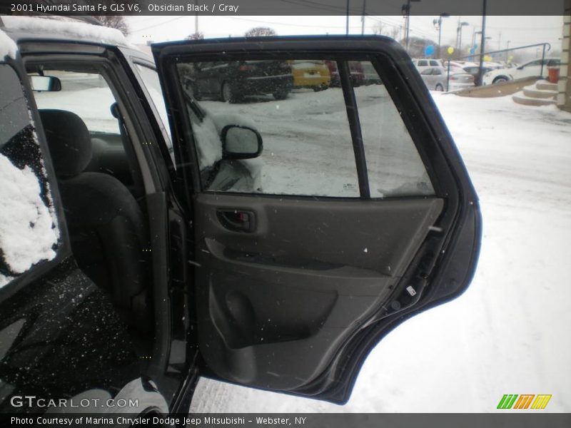 Obsidian Black / Gray 2001 Hyundai Santa Fe GLS V6