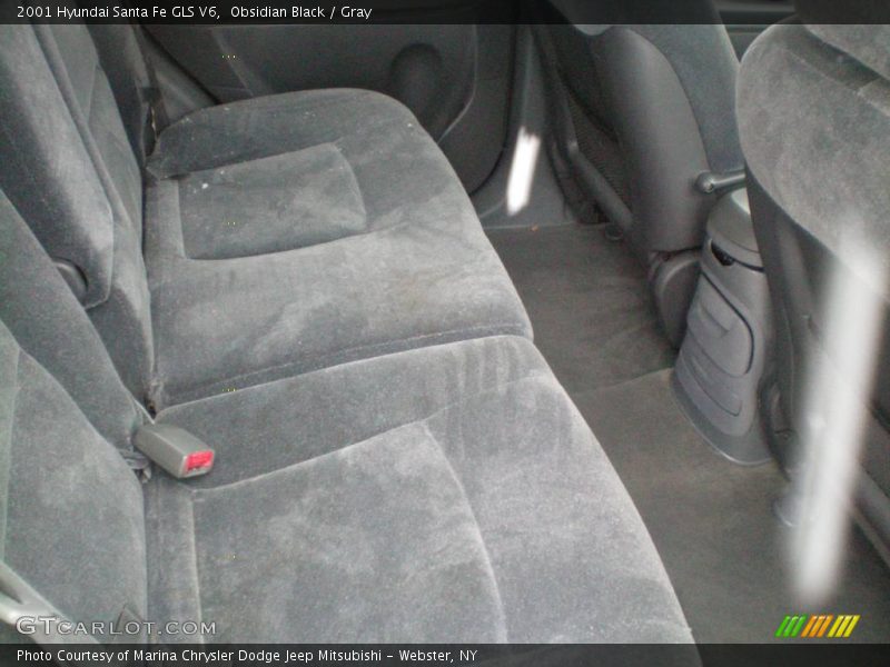 Obsidian Black / Gray 2001 Hyundai Santa Fe GLS V6