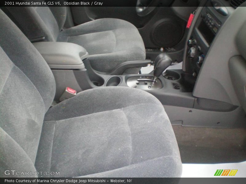 Obsidian Black / Gray 2001 Hyundai Santa Fe GLS V6