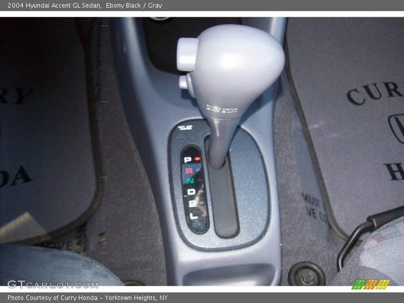 Ebony Black / Gray 2004 Hyundai Accent GL Sedan